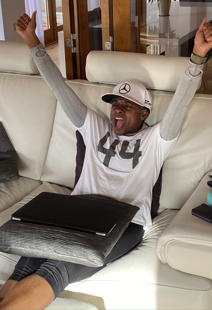 EmbossEventsF1's tweet photo. Our passionate Formula 1 fans supporting and celebrating at home. Many congratulations to Lewis Hamilton 🍾
#F1 #FormulaOne #Formula1 #Motorsport  #TurkishGP2020 #IstanbulGP https://t.co/04FNTYZXoM