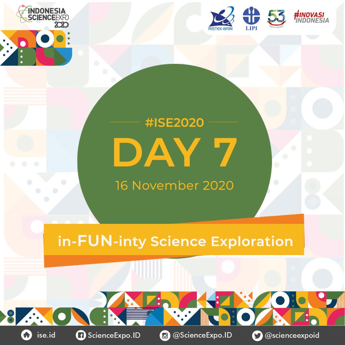 ScienceExpoID's tweet photo. Pembukaan Youth Science Week 2020
Sbg rangkaian dari #ISE2020, Lembaga Ilmu Pengetahuan Indonesia (LIPI) kembali memberikan wadah bagi ilmuwan dan inovator muda Indonesia dlm ajang kompetisi ilmiah nasional & penganugerahan utk ilmuwan muda berprestasi dlm #YouthScienceWeek2020. https://t.co/1f8EJsLGjp