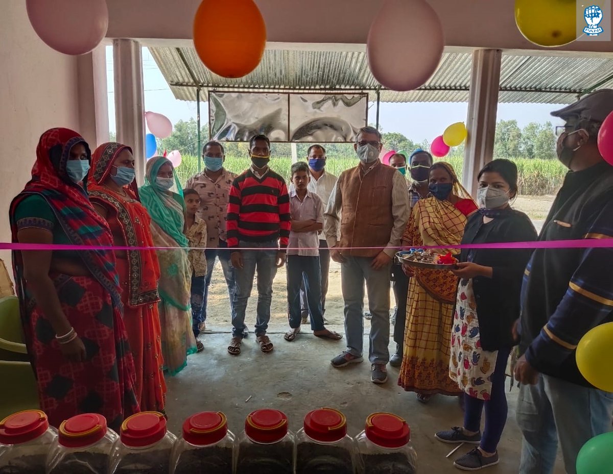 PANI_India's tweet photo. We recently inaugurated 2 WFRCs (Women Farmers Resource Center) in Rudauli and Mavai blocks of #Ayodhya district, UP within 'PAID-ERW' project in association with @Misereor . ✊🏻👩🏻‍🌾👱🏻‍♀️🧕🏻🌱🌾
#Entrepreneurship #FarmerstoFamilies #Vocal4Local #SDGs https://t.co/8Zssn9CF2P