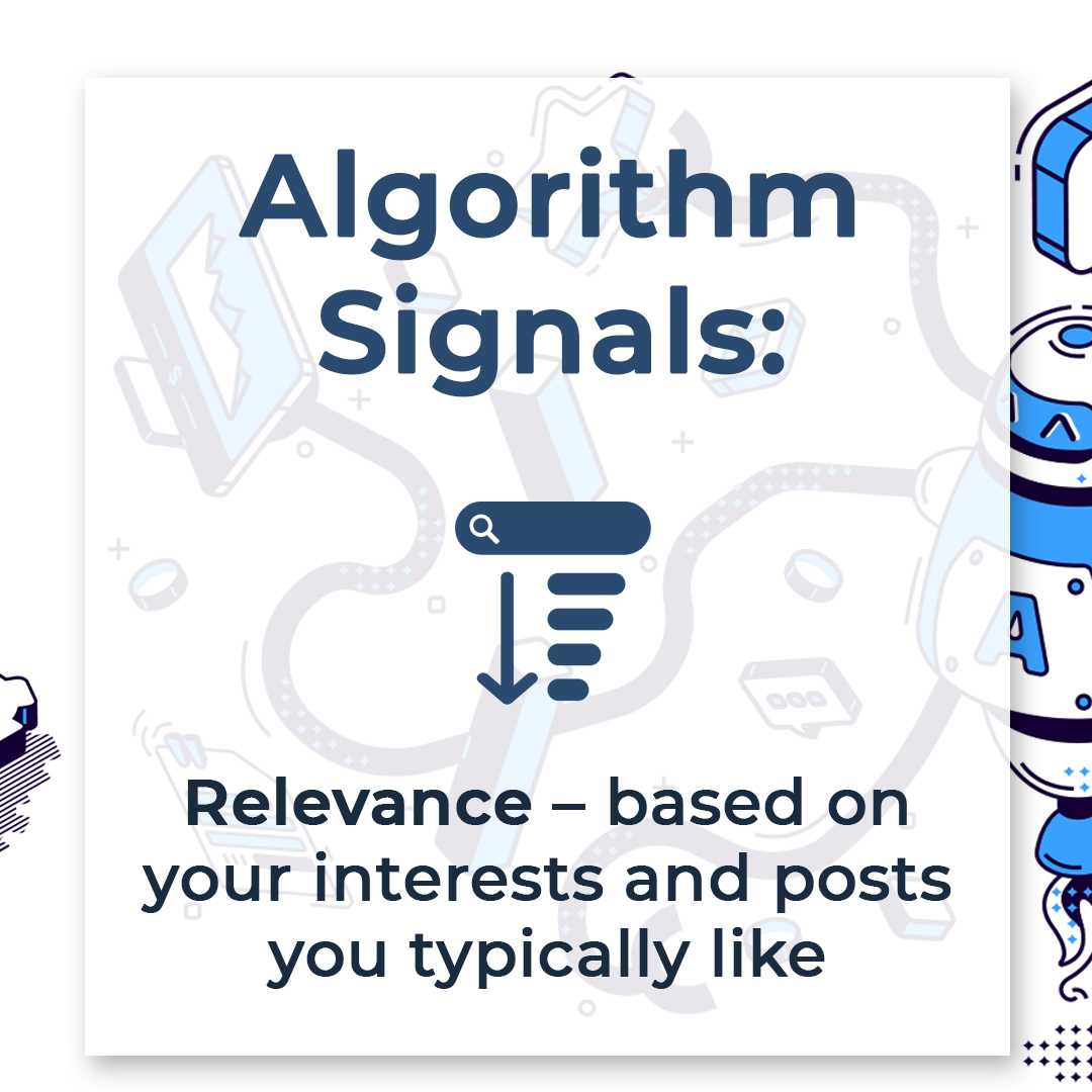 v7digitalagency's tweet photo. Let's explain the #ALGORTHIM!
​
Simply put, it's how the platform decides which posts to show you based on your activity. The posts on your feed are not in chronological order instead are sorted based on things you might actually want to see. 

#V7Digital #DigitalAgency https://t.co/nsroiRMWzt