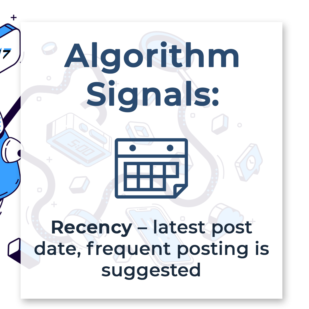 v7digitalagency's tweet photo. Let's explain the #ALGORTHIM!
​
Simply put, it's how the platform decides which posts to show you based on your activity. The posts on your feed are not in chronological order instead are sorted based on things you might actually want to see. 

#V7Digital #DigitalAgency https://t.co/nsroiRMWzt
