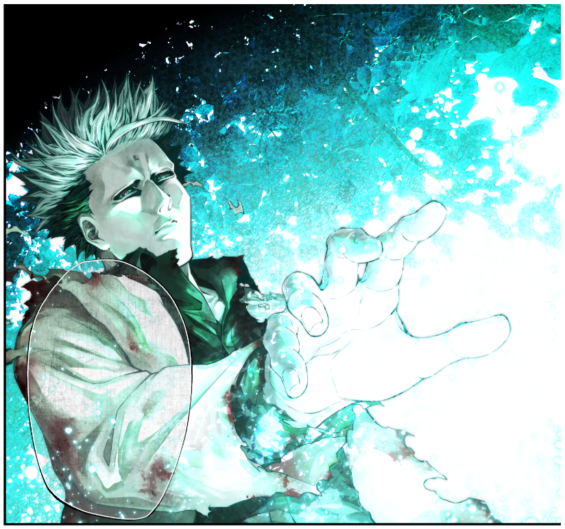 #皆さん線画と塗った後を見せてください
#サイコアゲンスト
コミックスように描き直したとこ 
