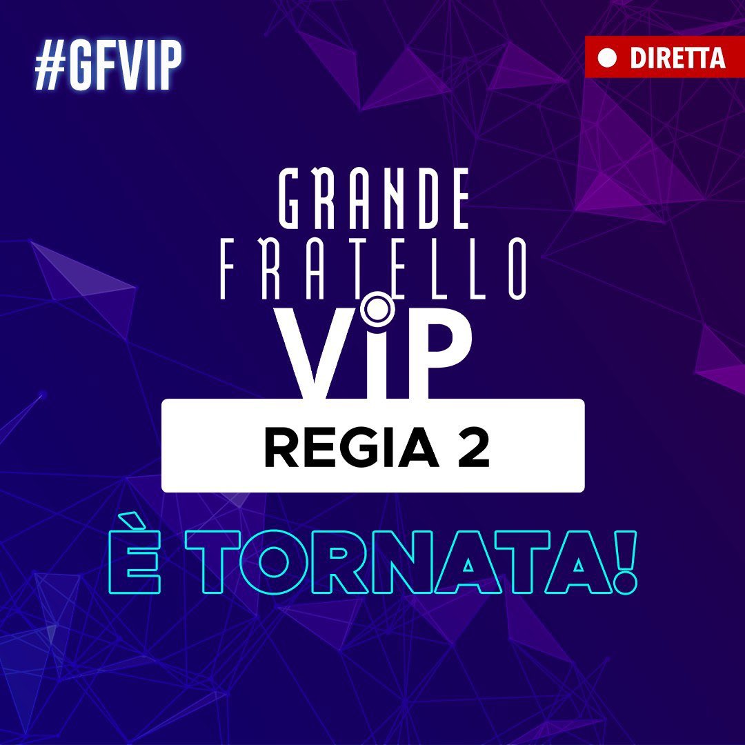 TommyTheQueen1's tweet photo. E ricordiamoglielo al mondo chi eravamo è che potremmo ritornare... Regia 2 is back🥺 

#GFVIP https://t.co/N8RMxTdk2l