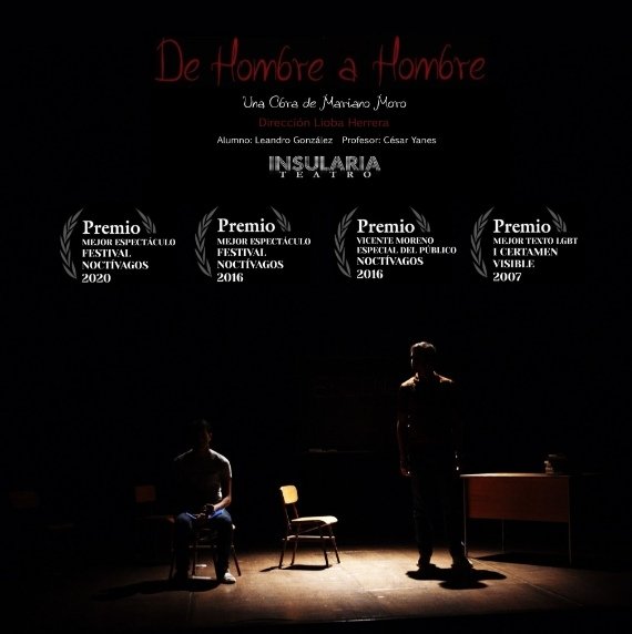 InsulariaTeatro's tweet photo. 🛎🛎 Seguimos con buenas noticias 👇👇

🎭 #DeHombreAHombre, en el XVIII Festival Encuentros
✅ Espacio: @TeatroVictoria  (S/C de Tenerife) 
📍 Viernes 20 de noviembre | 20:30

📲 Consulta los descuentos y reserva tus entradas en: https://t.co/aQG1P8WiBK https://t.co/QCeX5Ni9rP