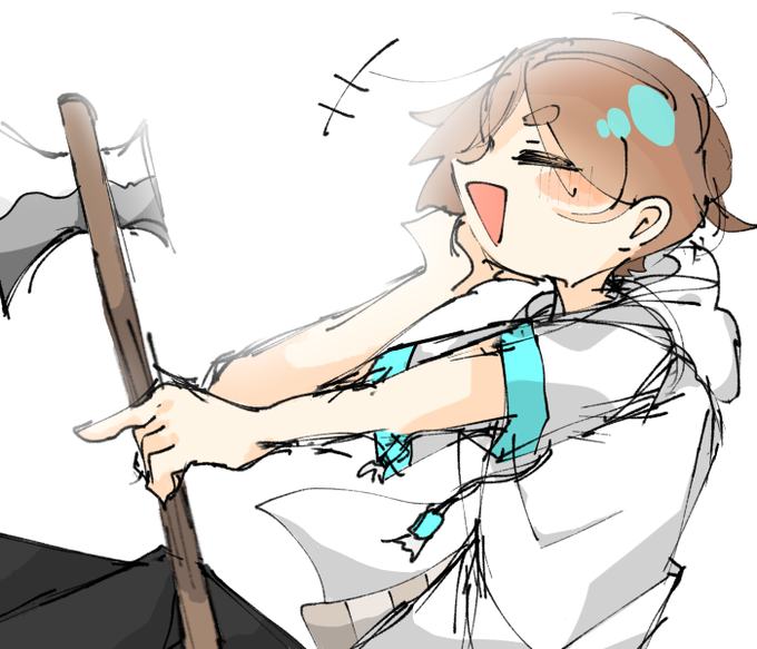 斧のtwitterイラスト検索結果 古い順