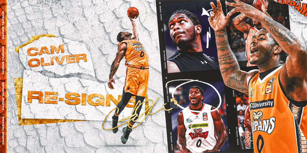 WE HAVE LIFT-OFF! 🚀🚀🚀🚀 

The Taipans are thrilled to welcome back CAM OLIVER on a TWO-YEAR deal! 💥💥