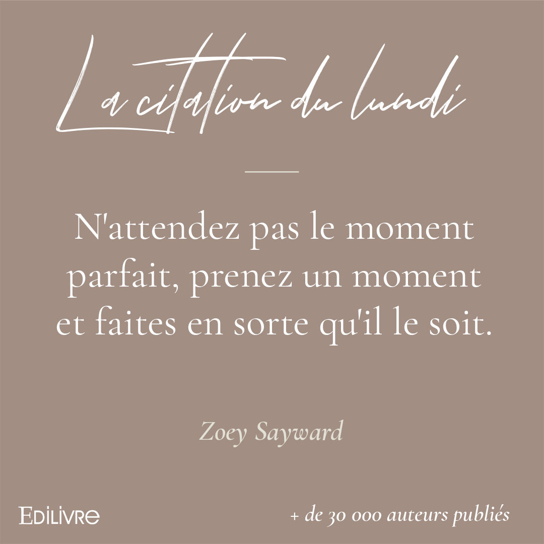 [Citation du lundi]

Unissons nos forces pour enjoliver chaque moment de nos vies 😍 

Bonne semaine!

#edilivre #citationdulundi #citation #lundi #lundimotivation #mondaymotivation #bonnesemaine
