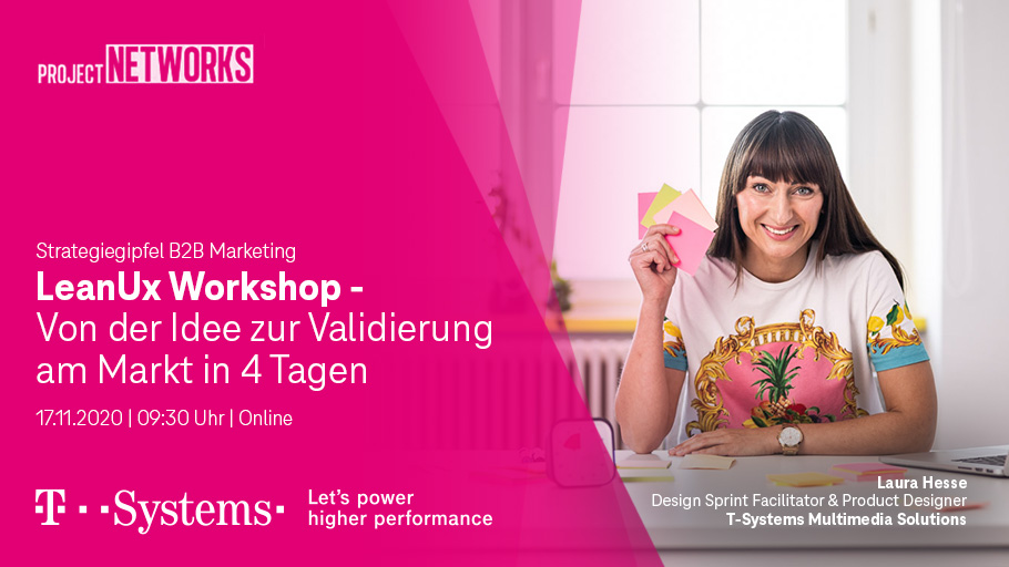 Mit der LeanUX-Methode zu einer besseren User Experience? Über den LeanUX-Prozess &amp; Erfolgsgeschichten beim Kunden spricht unsere #tsmms Expertin Laura Hesse diese Woche beim #Strategiegipfel B2B Marketing: ms.spr.ly/6019pESnX <a href="/projectnetworks/">project networks</a>