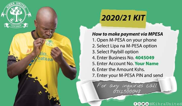 kibrasoccer's tweet photo. Plan to revamp your collection with a brand new @KibraUnited Jersey. 
See Poster for Details on How to acquire One or two. 

#SupportYourLocalTeam https://t.co/8GvRZSCMma