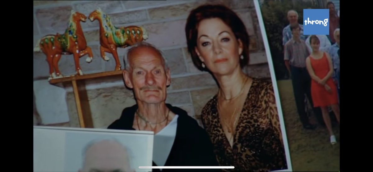 Leftie &amp; Ngaire Munroe in the future - photo from his wake at the Rusty Nail. #westsideTV