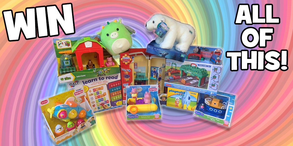 ⭐️Competition Time!⭐️
It's the final week of our BIG giveaways celebrating the launch of our Catalogue!
For your chance to win:
🐾 Follow Toby Toymaster
🐾 RT &amp; Tell us which toy is your favourite in this bundle!

Comp closes 2pm this Fri 20th Nov. T&amp;Cs apply. UK&amp;ROI only.