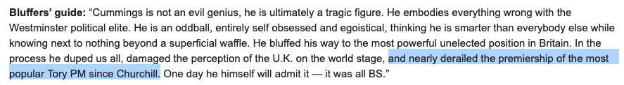 . @alexwickham has further blood-curdling briefing this morning on the No 10 wars. But there is a theme in there which sounds warning bells for the future (1/?)