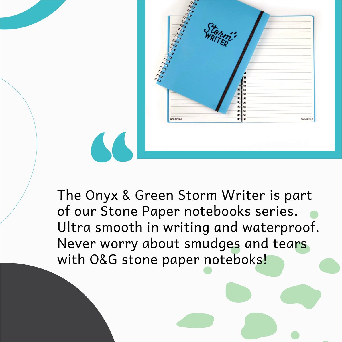 greenoffice_ae's tweet photo. The one about a #stormwriter. If you know, you know! #friendsreference 
.
.
.
#onyxandgreen #greenoffice #weatherproof #writeeverywhere #waterproof #tearresistant #dubai #uae https://t.co/PTB8802ayI