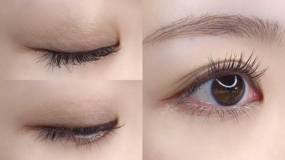 きび団子 カジュアル系の服装の時に真っ黒なマスカラだと強くなりすぎるけど エテュセのアッシュラベンダー下地だと抜け感出てちょうど良い感じ イエローのアイシャドウと赤茶色のライナーの組み合わせもお気に入り