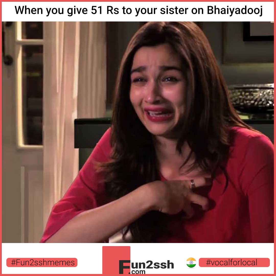 fun2sshapparels's tweet image. Sisters Today !!!

fun2ssh.com
.
#Fun2ssh #Fun2sshmemes #bhaidooj2020 #BhaiDuj #BhaiDooj #BhaiDoojSpecial #bhai
