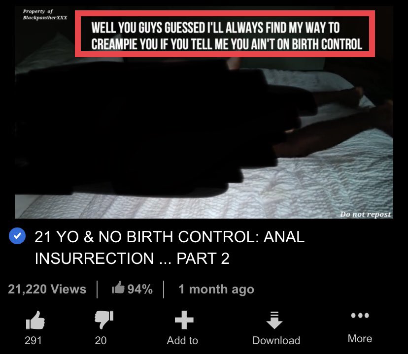 LailaMickelwait's tweet photo. Pornhub recently launched a “sex ed” series to whitewash their image.

On Pornhub now: A monetized verified video of a man who brags about purposefully trying to impregnate a girl against her will after she tells him not to.

Want Pornhub educating our youth?

#Traffickinghub https://t.co/TzjlhMRUX9