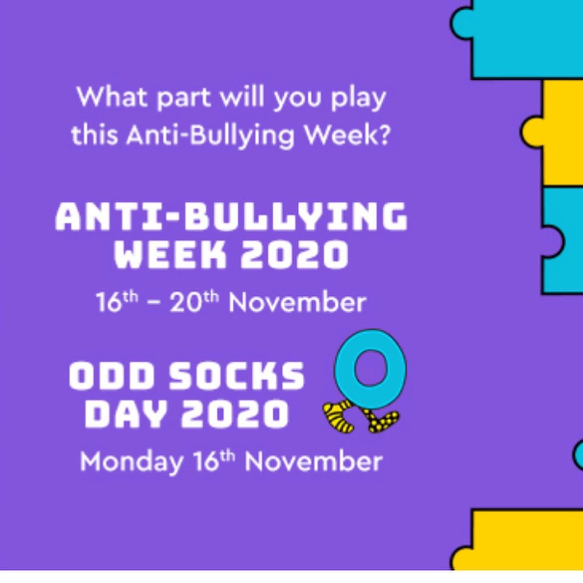 TutorOnHand's tweet photo. It’s Anti-Bullying Week 2020. The theme this year is United Against Bullying and we stand in full support of this very important initiative.
#antibullying #antibullyingweek #antibullyingweek2020 #oddsocks #oddsocksday #oddsocksday2020 #UnitedAgainstBullying 💙💛 https://t.co/BXvcpdxQzL