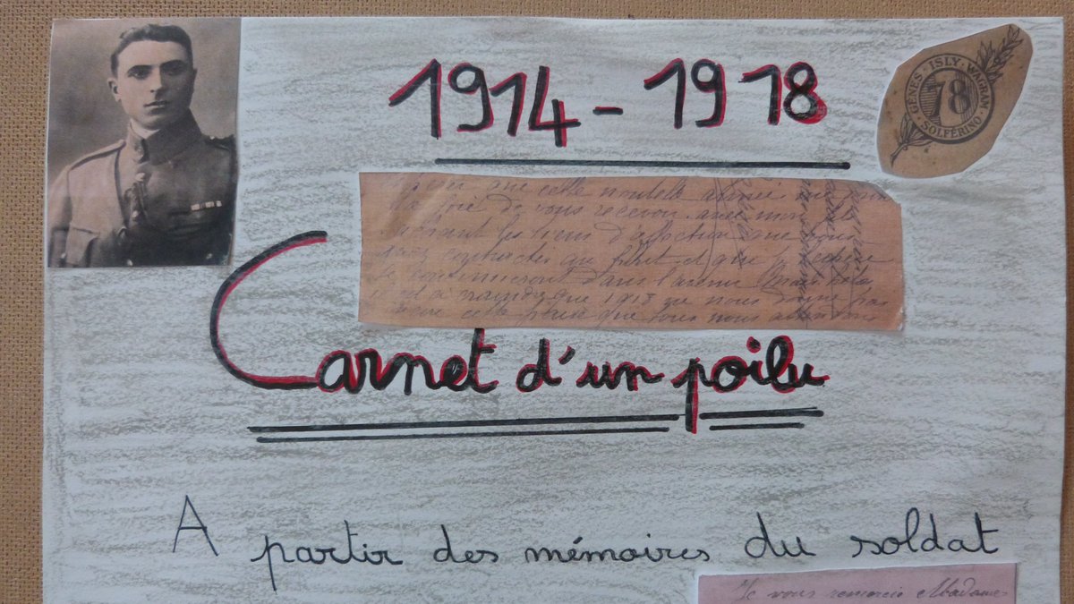 prim_edu_num's tweet photo. [#DevoirDeMémoire] Le concours des Petits artistes de la mémoire @ONACVG propose aux élèves (CM2 #cycle3) de produire collectivement un travail artistique et narratif sur le parcours d'un homme qui traverse la guerre.
➡️ https://t.co/V2YhUmccz3

#TravailCollaboratif @BleuetFrance https://t.co/5mTr2FSJWi