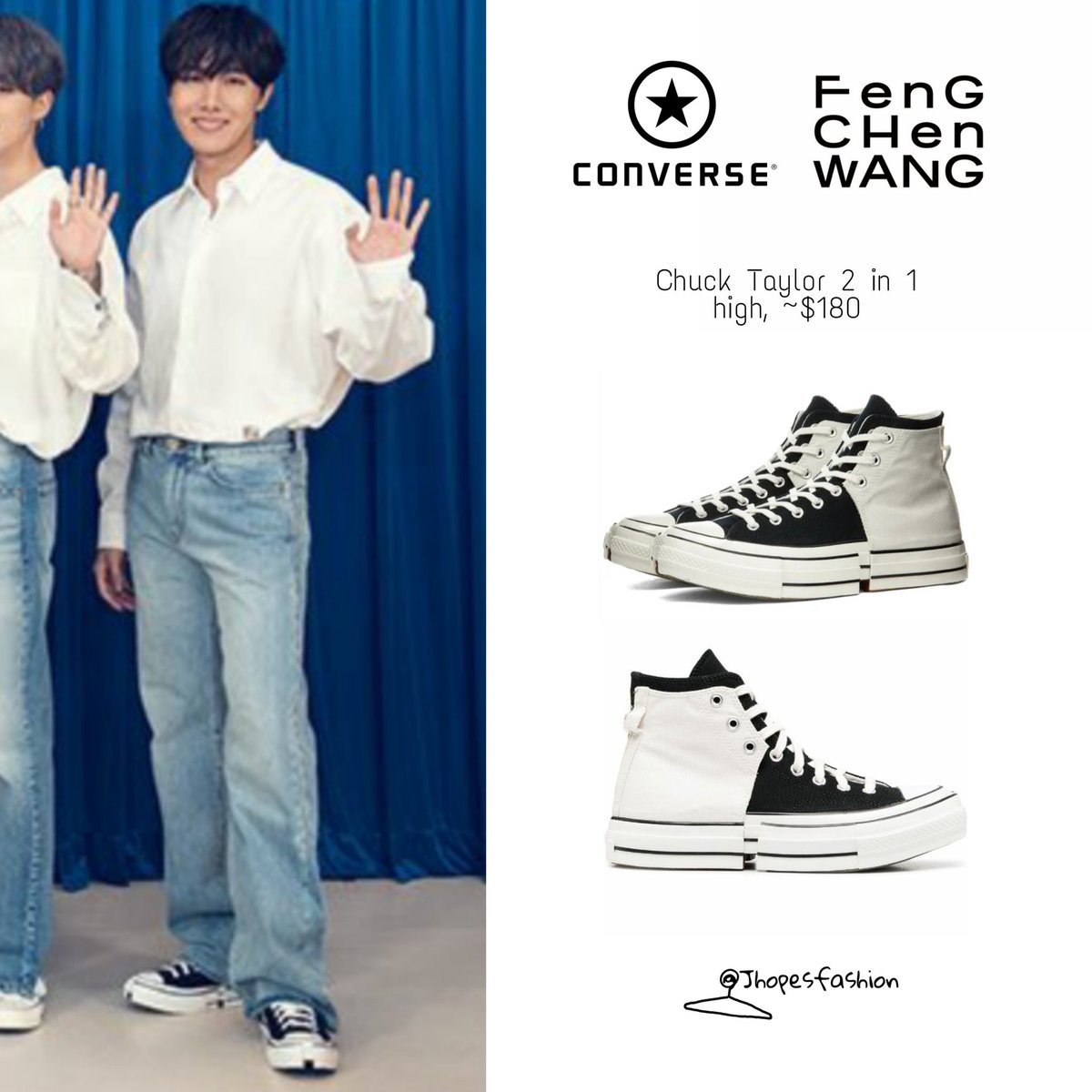 Hoseok's Converse x Feng Chen Wang 