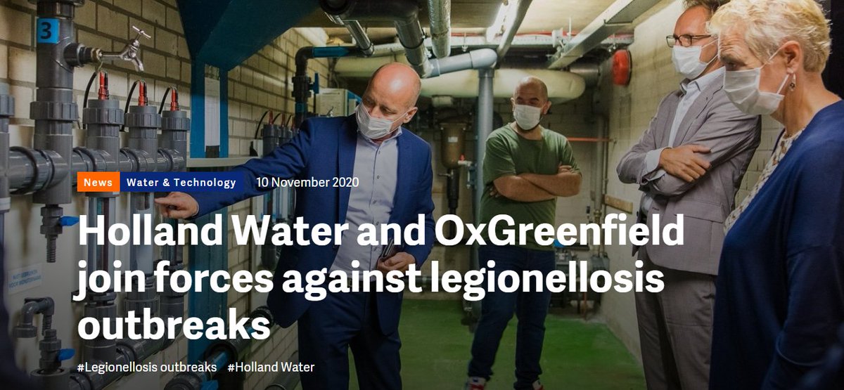 Faar_Qureshi's tweet photo. Great article on how @Holland_Water and #OxGreenfield  join forces against #legionellosis outbreaks. "We look forward to taking this leap to help buildings all over the world getting rid of their legionella problems."

#dutchwatersector @HollandWater https://t.co/8dmJnGSKxL