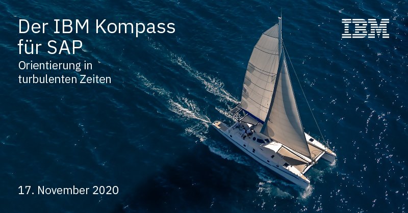 Insights und Tipps für Ihre SAP S/4HANA®Migration mit Erfahrungsberichten von Blanc und Fischer IT Services und Volkswagen Sachsen. Erleben Sie den #IBM Kompass für #SAP live und interaktiv in unserem virtuellen Pop-Up. Jetzt Anmelden &amp; mitdiskutieren! ibm.biz/IBMkompassSAP