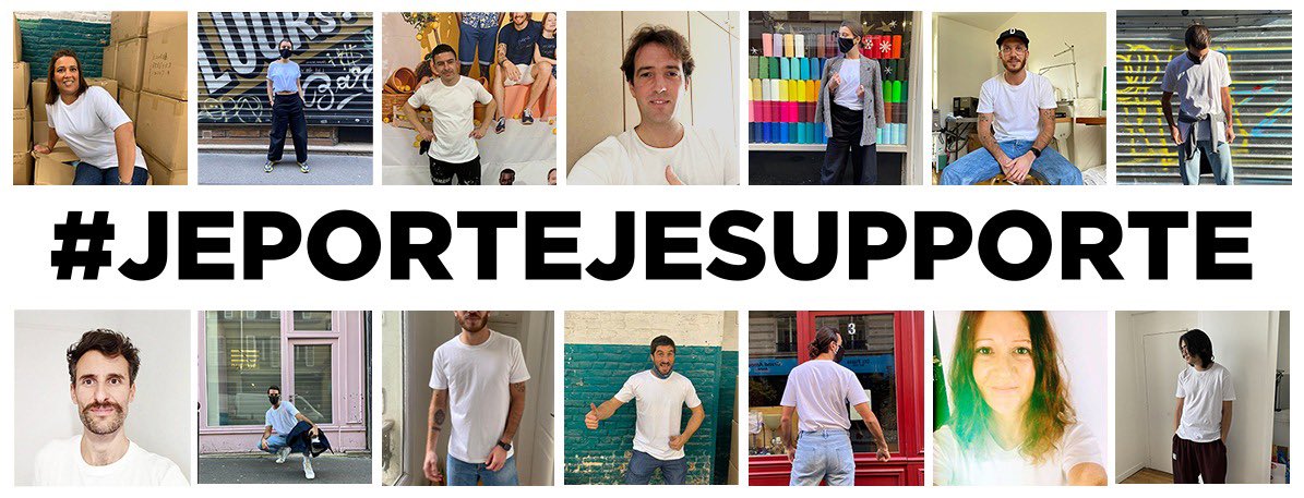 resilience_2020's tweet photo. Ensemble et Solidaires 🤝 c’est ce qui nous anime depuis le 23 Mars. Soutenons ceux qui en ont besoin 1 photo=1 don pour les @restosducoeur modalités pour rejoindre le mouvement #jeportejesupporte ici 👉 https://t.co/HU8562WvdI https://t.co/mH8xin2huZ