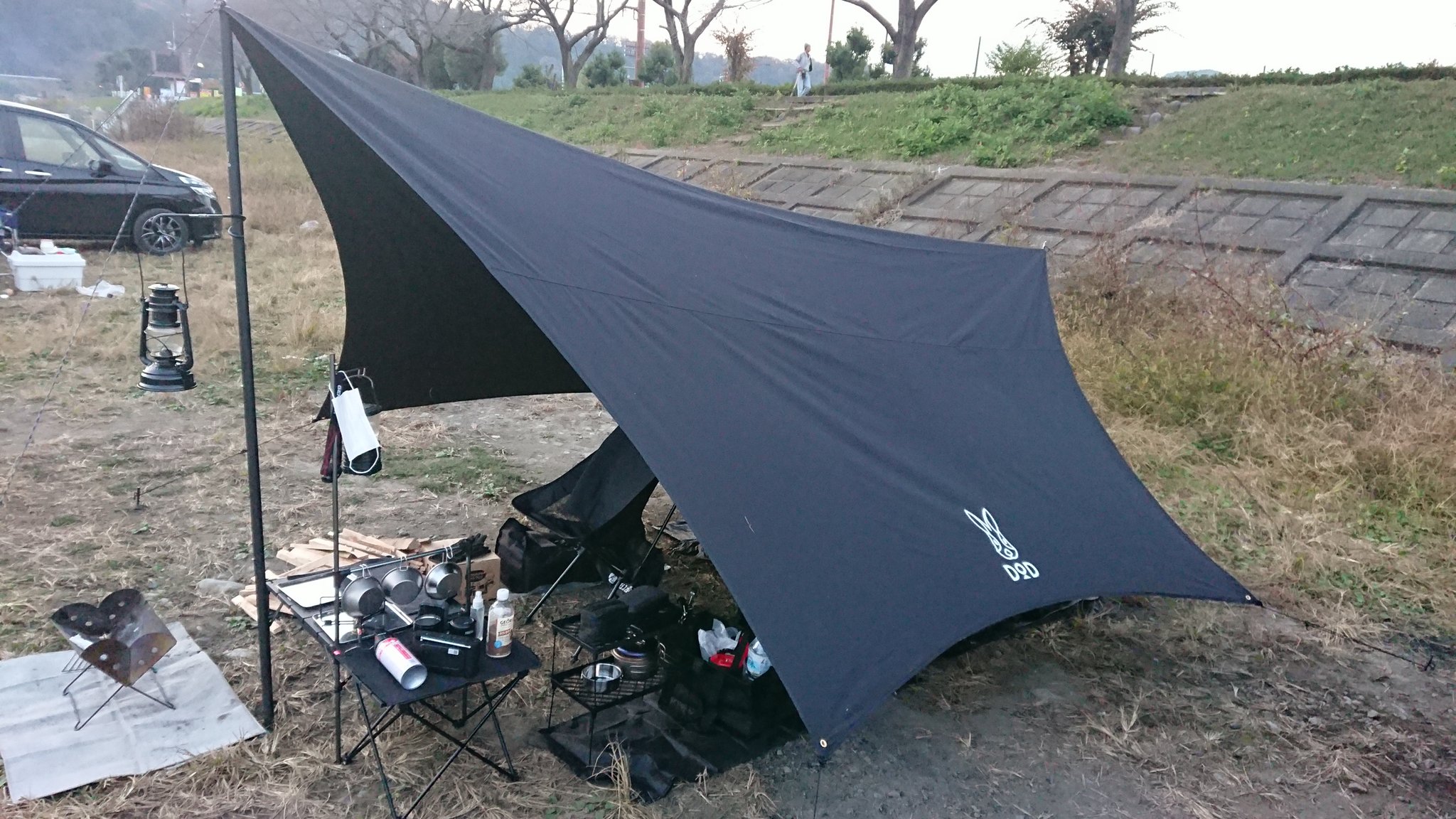 タープシェード Dod ポリコットン TT5-582-bk