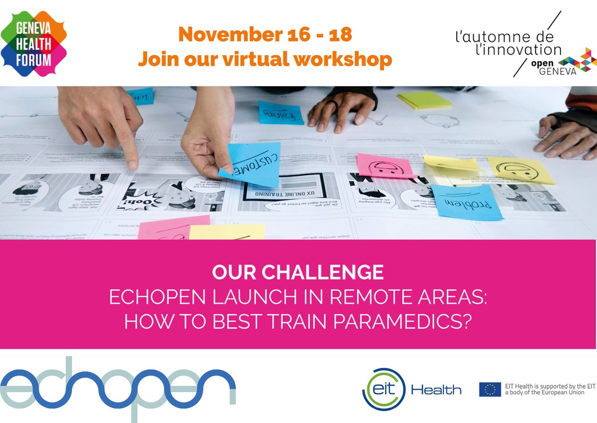 echOpen (@echopenorg) on Twitter photo #ghf20 Let's build together the best training for paramedics in remote areas!
<a href="/Genevaforum/">Geneva Health Forum</a> <a href="/opengeneva/">opengeneva</a>
Join us on echOpen's virtual workshop from November 16 to November 18: web-aura.wixsite.com/website-1 #ghf20 Let's build together the best training for paramedics in remote areas!
<a href="/Genevaforum/">Geneva Health Forum</a> <a href="/opengeneva/">opengeneva</a>
Join us on echOpen's virtual workshop from November 16 to November 18: web-aura.wixsite.com/website-1