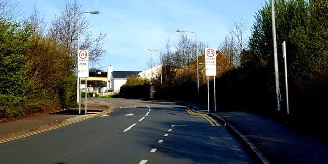 Your stopping distance at 20mph is almost half of what it is at 30mph.

It's 20 outside schools for a reason.