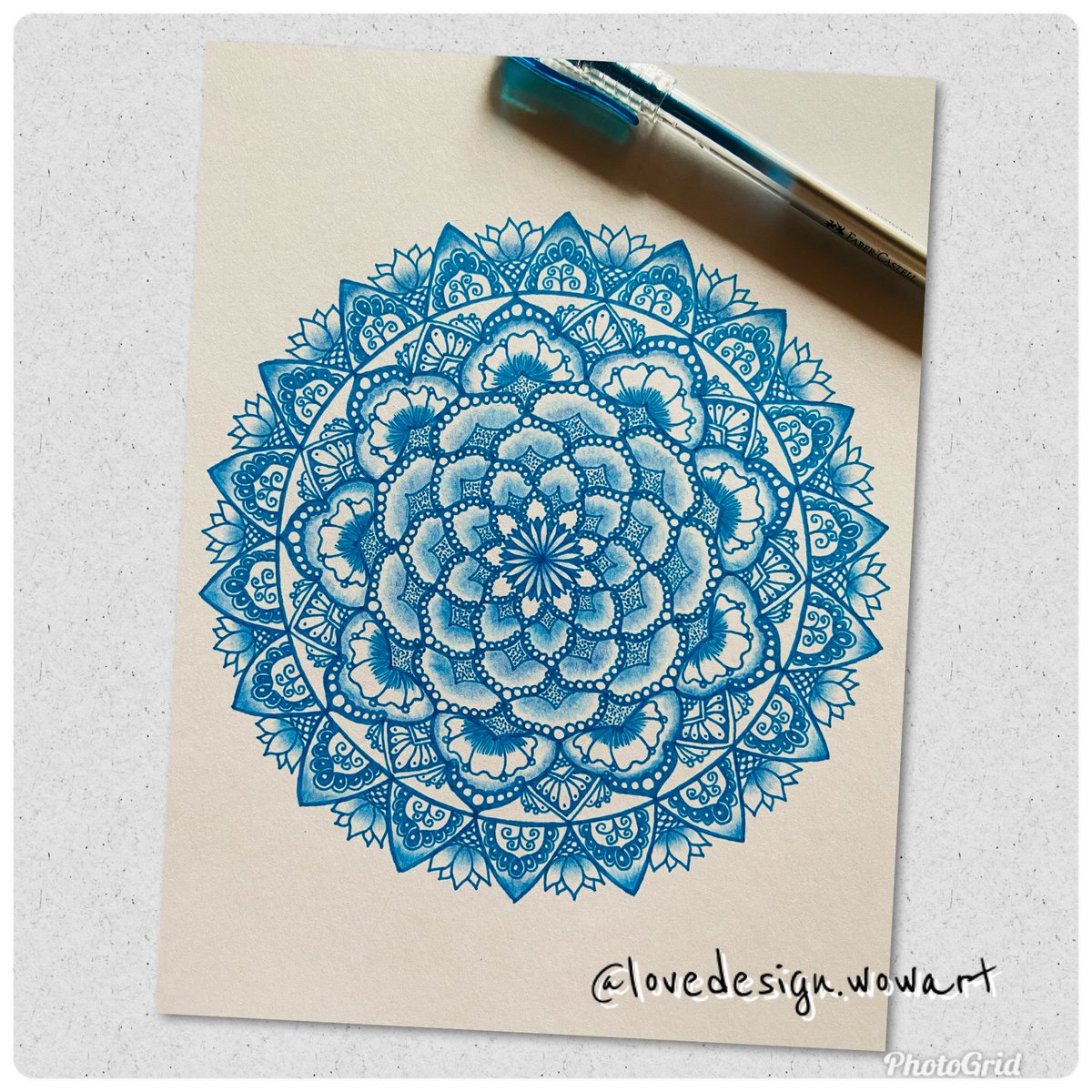 Love4design1's tweet photo. Blue mandala!! Hope you like it. Namaste~~ 🧘‍♂️🧘🏻‍♀️🧘
.
.
.
#mandala #mandalaart #mandalapattern #mandalalover #art #illustration #blueart #flower #handdrawn #zen #Namaste #meditateforhappylife https://t.co/pNefxE3lVI