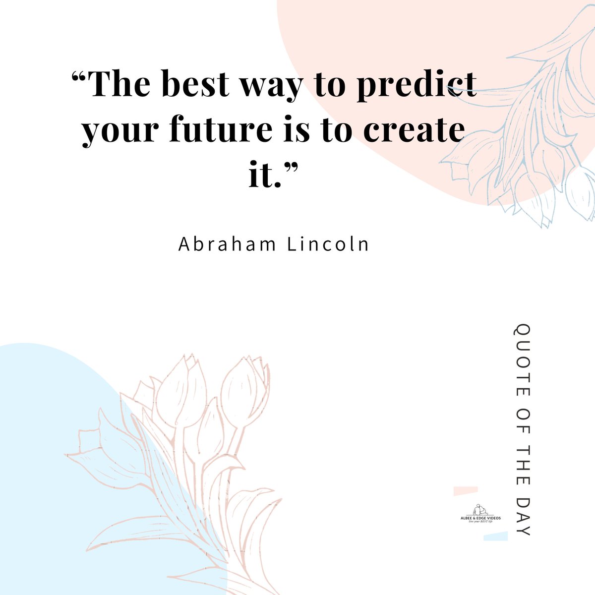 AlbeeEdgee's tweet image. “The best way to predict your future is to create it.”
Abraham Lincoln

youtube.com/c/AlbeeEdgeVid…