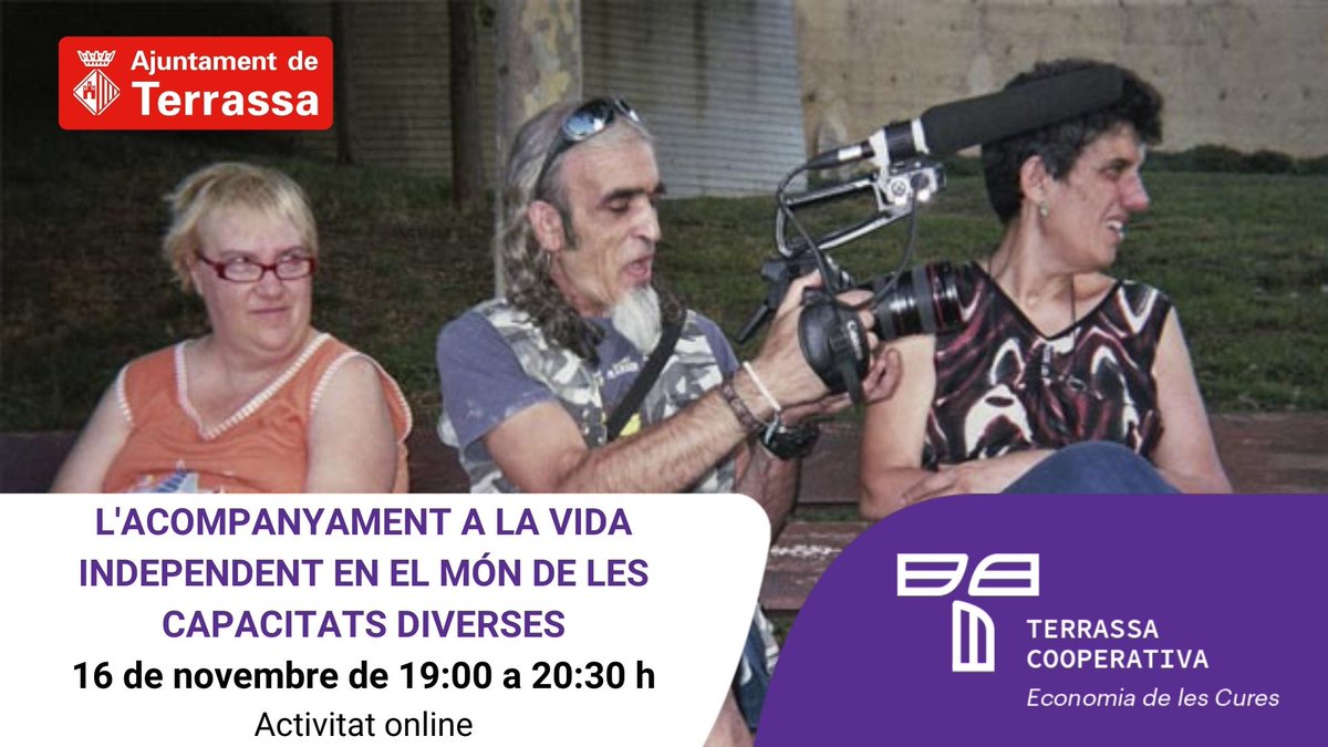 Trsempresa's tweet photo. 👐AVUI! Reflexió sobre el dret a l’#habitatge i l’emancipació de les persones amb #CapacitatsDiverses amb el film Traslado i projectes de @Fupar i @prodisterrassa.
📆16/11, 19:00-20:30
💻En directe https://t.co/onDAJduOMS
@ajterrassa @escac #TerrassaCooperativa #ESSlalternativa https://t.co/KXbYzSrRpk