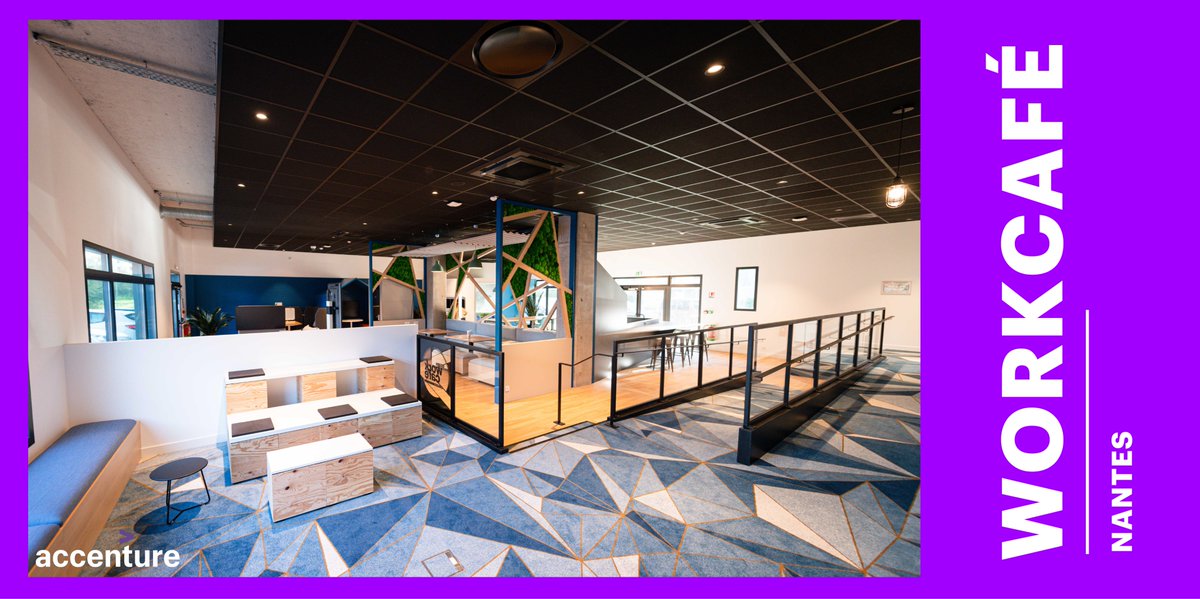 FourageAlicia's tweet photo. [#AccentureInside] Un nouvel espace de travail collaboratif et convival chez @AccentureFrance à #Nantes ! 
Nous avons créé le #WorkCafé en collaboration avec OTHEA et LBMG. L'objectif est de favoriser les nouveaux modes de travail dans des espaces ergonomiques et agréables !😀 https://t.co/podO3T1Ide