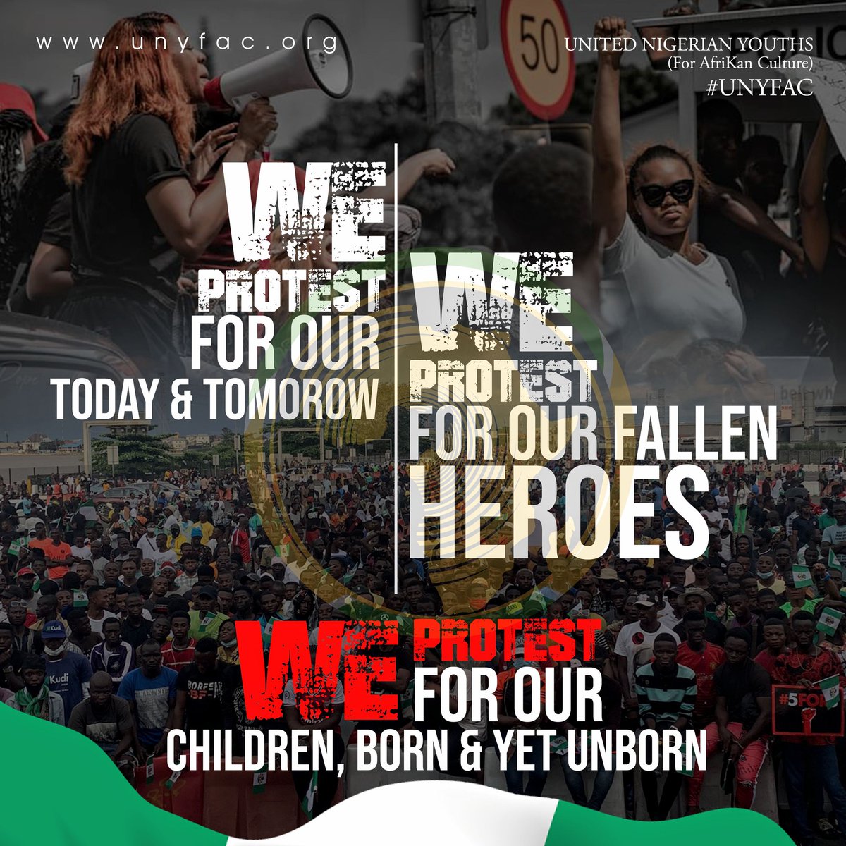 UNYFAC's tweet photo. Dear Nigerian Youth,
This is why we should never stop speaking with one voice and demanding the New Nigeria. Stay focused. The death of our heroes must not be in vain.
#LekkiMassacre
#UNYFAC https://t.co/Oy9KiE4vi1