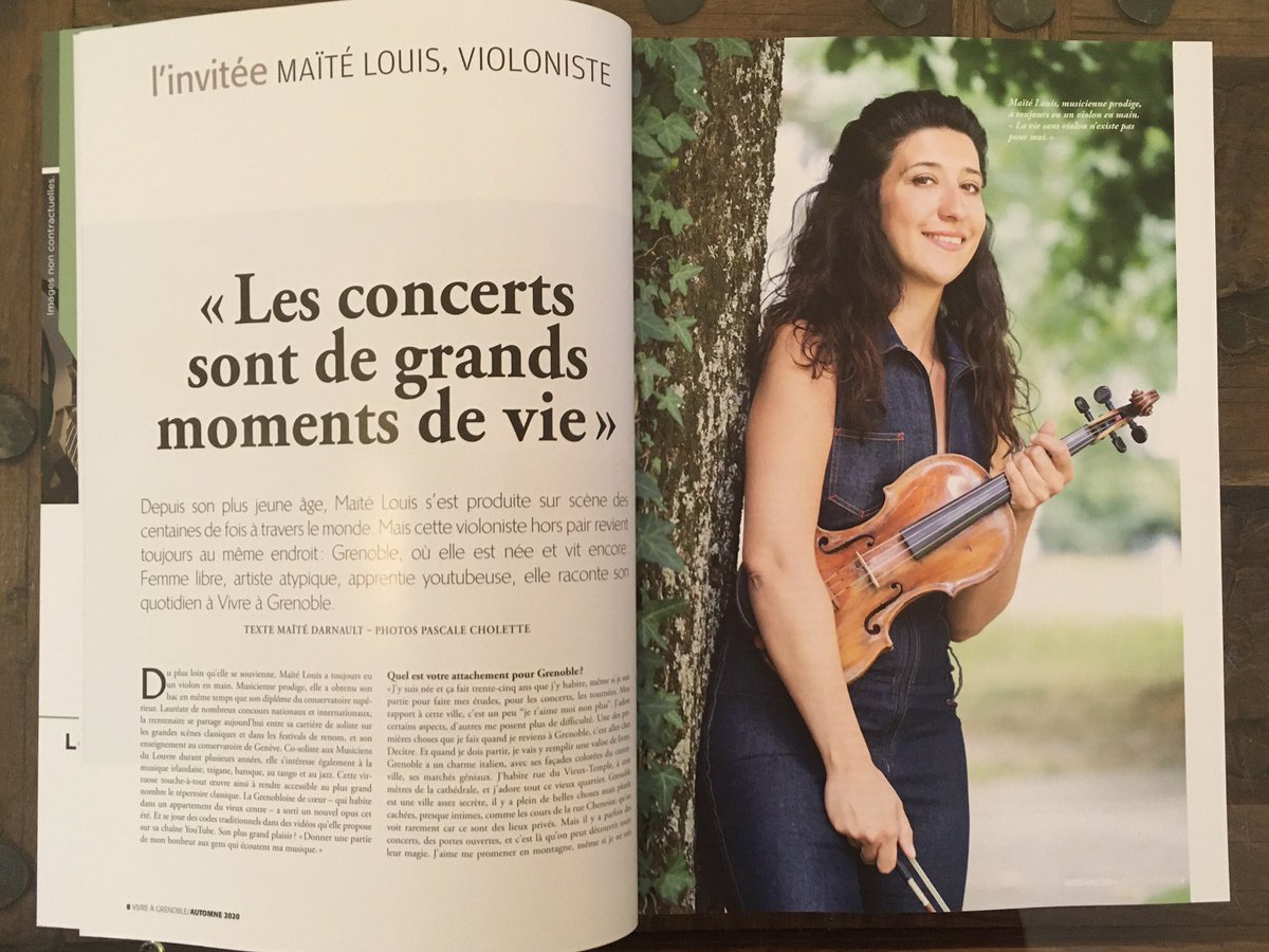 louis_maite's tweet photo. Le magazine Vivre à Grenoble me fait l’honneur d’un bel article ce mois-ci à l’occasion de la sortie de mon CD “Dans les jardins d’Espagne” paru chez le label Calliope https://t.co/Y9GLWaCkZ0