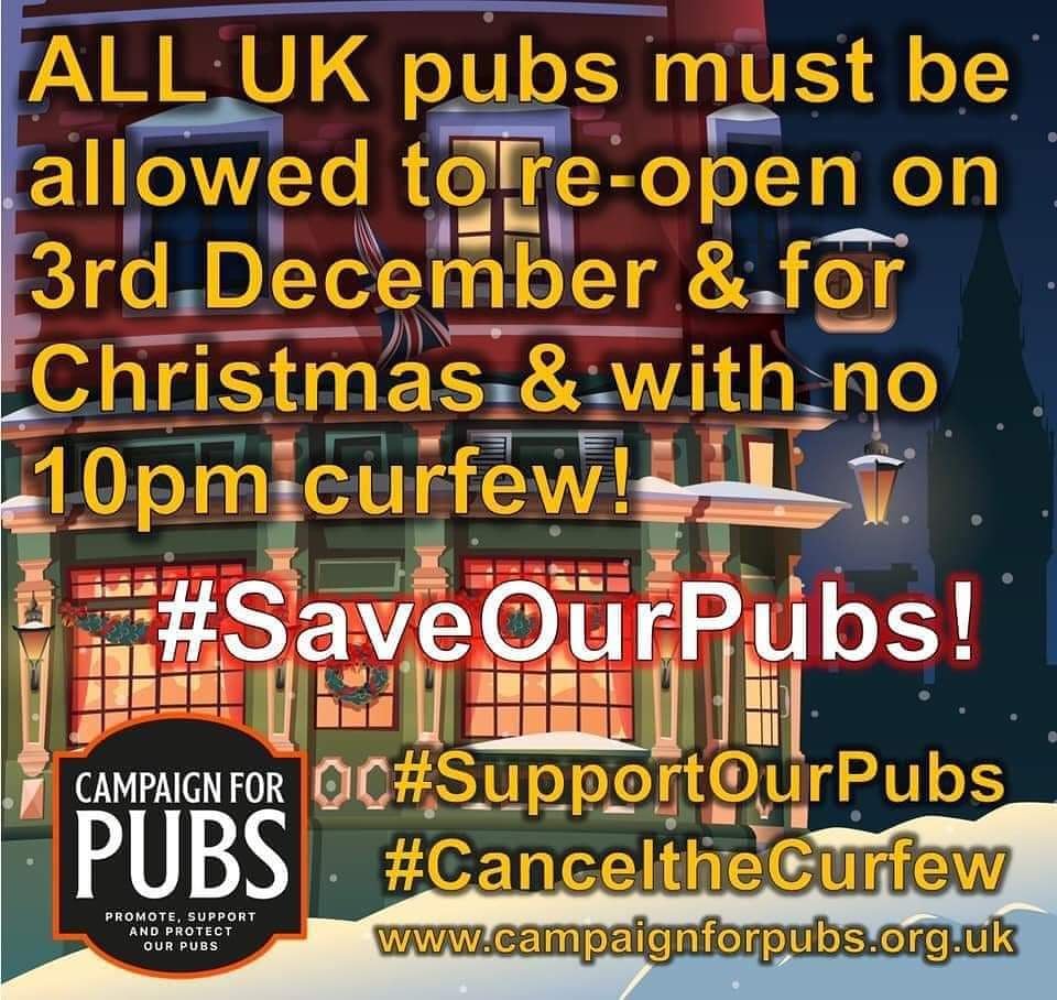 londonbridgeinn's tweet photo. #supportlocal #supportourpub #cancelthecurfew 🍷🥂🍺🍻🎄🎁 https://t.co/Rk7MTHG4jD