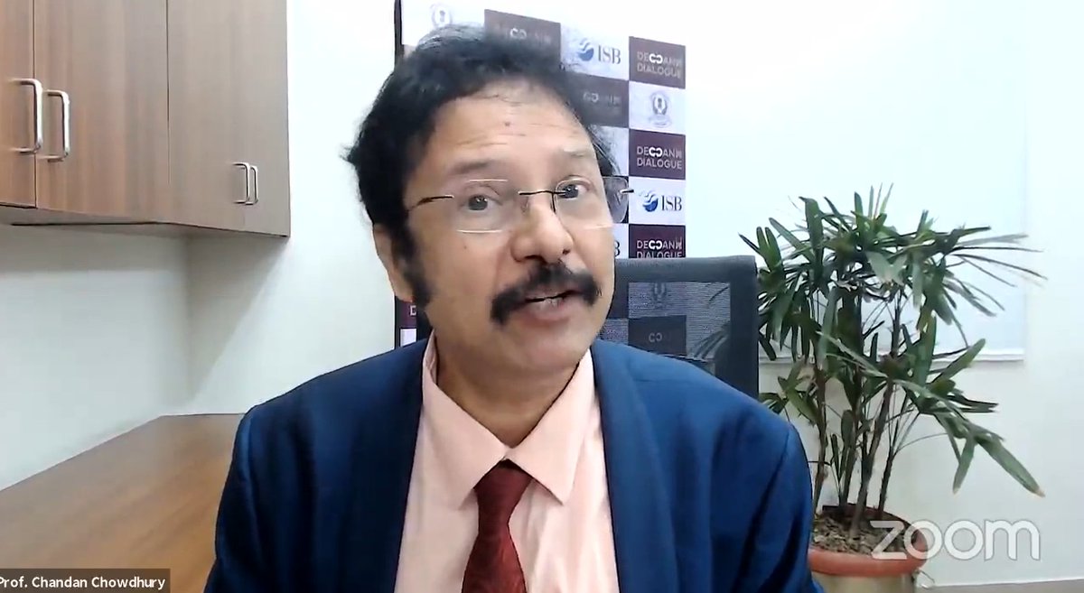 DeccanDialogue's tweet photo. "India cannot become #atmanirbhar by ignoring women talent" Professor Chandan Chowdhury, Senior Associate Dean, and Executive Director, @MIGM_ISB
#AtmaNirbharBharat #synchronising #globalisation
#decentralised #cooperation #Crisis #COVID19 #DeccanDialogue #India #Government https://t.co/yweOlml6hK