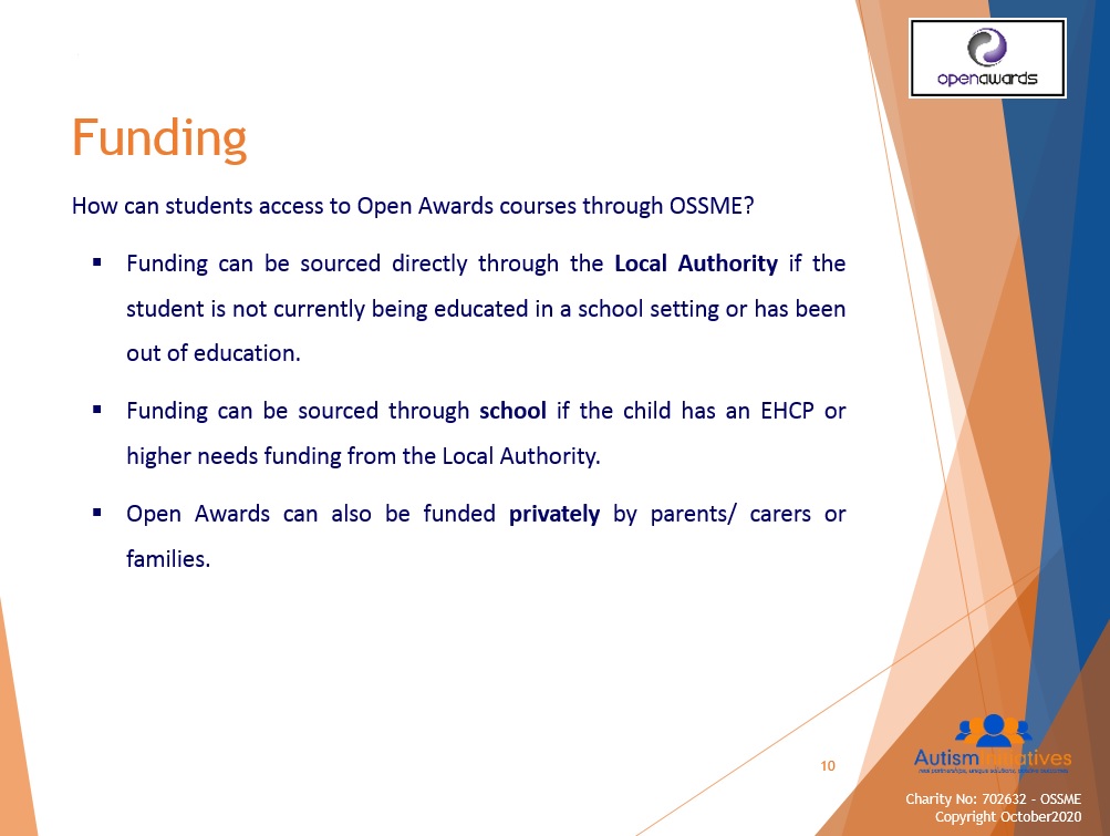 OSSME_AI's tweet photo. 🎉🎉OSSME are able to offer an alternative approach to education. We are a recognised centre to offer Open Awards Qualifications🎉🎉 you can get more information by contacting ossme@autisminitiatives.org
 #openawards #alternativepath #education #Specialneeds https://t.co/5SMZXtTAkT