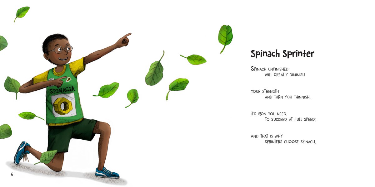 TinyTreeBooks's tweet photo. Now this is what we call fast food 😂  #FastFoodDay 

Read all about this Spinach Sprinter and a variety of veg-infused superhumans in The Peculiar Powers of Vegetables and Fruits - https://t.co/kdKY2FYWvz

#PeculiarPowersOfVegetablesAndFruits
@SharadaKeats @jjhmnr @dinkletrot https://t.co/hKD4TyM82p