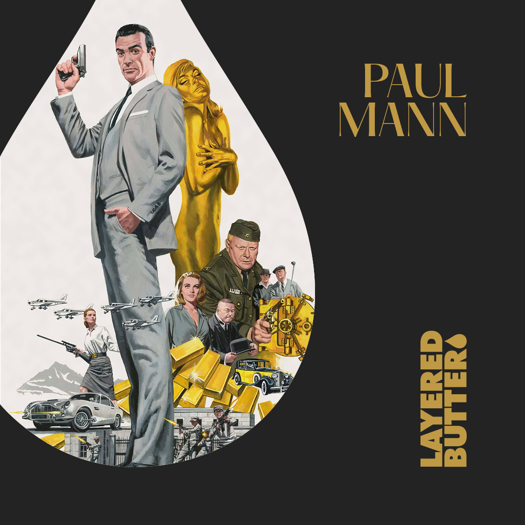 layered_butter's tweet photo. Artist Feature: Paul Mann 🇺🇸 – Layered Butter issue #4 on the films of James Bond releases 11.24.20 digitally and for physical pre-orders. #jamesbond #jamesbond007 #layeredbutter https://t.co/GbstcbAYS8