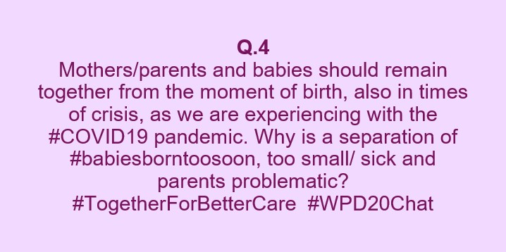gfcni_newborn's tweet photo. Question 4 #WPD20Chat #borntoosoon #TogetherForBetterCare #WorldPrematurityDay2020 https://t.co/hNv4IyNbHt