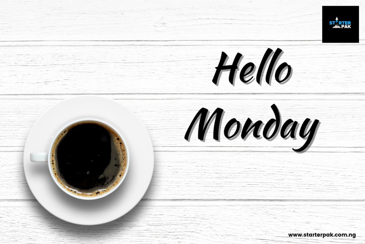 StarterPakng's tweet photo. And it's another Monday and the grind continues; though the pressure could be overwhelming, We won’t stop! We won’t quit!! We will be focused!!! Because we know at the end of the day, the grind will be worth it.
#Starterpak #SmeBestFriend #Lagos #BusinessMotivation #Technology https://t.co/5g3arQbzXH