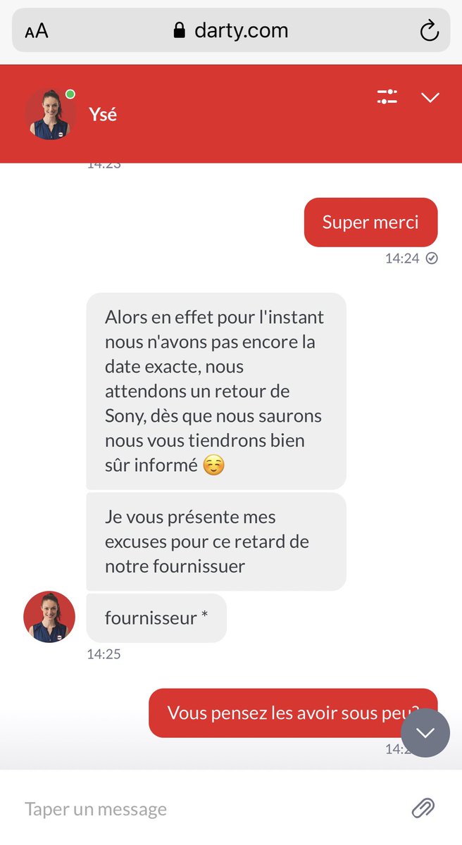 jaggle31's tweet photo. @Darty_Officiel @PlayStationFR Bon là je pense que c’est mort pour le DAY ONE PS5... https://t.co/rbDSf3KA4D