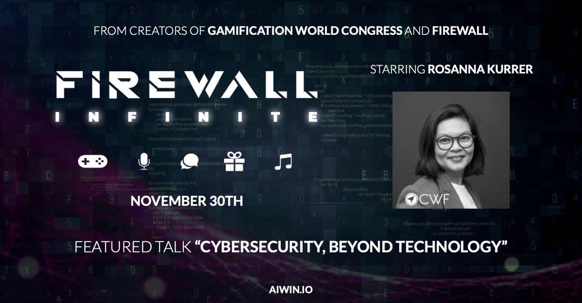 Join me on November 30 in an interactive #cybersecurity #awareness event where I role-play in a game organised by @AiwinCloud and talk about why cyber should go beyond technology alone, as is our mission <a href="/CyberWayFinder/">CyberWayFinder</a> - to bring different perspectives and skills into cyber!