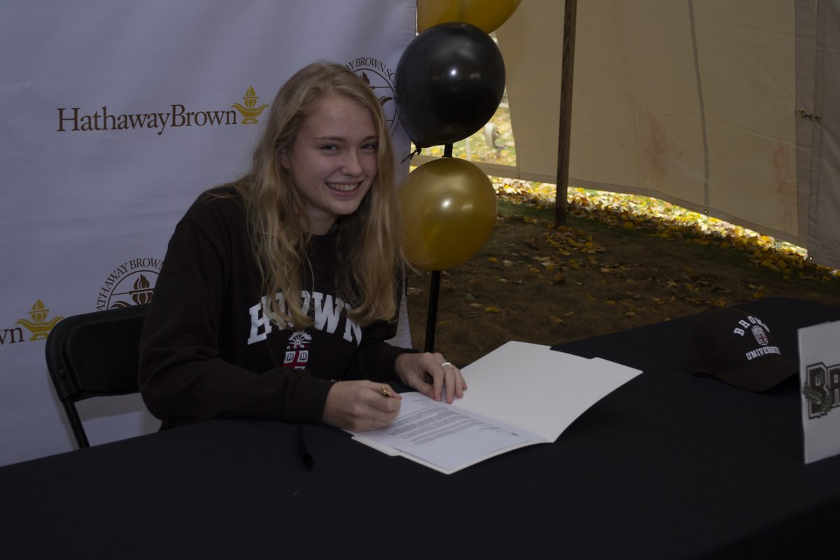 HathawayBrown's tweet photo. Seniors Ellie MacPhail, Mairin O'Brien, and Audrey Roche signed letters to continue their athletic careers in college. See where they are headed: https://t.co/3Gbpcne6qc https://t.co/hcMmRf2QPF