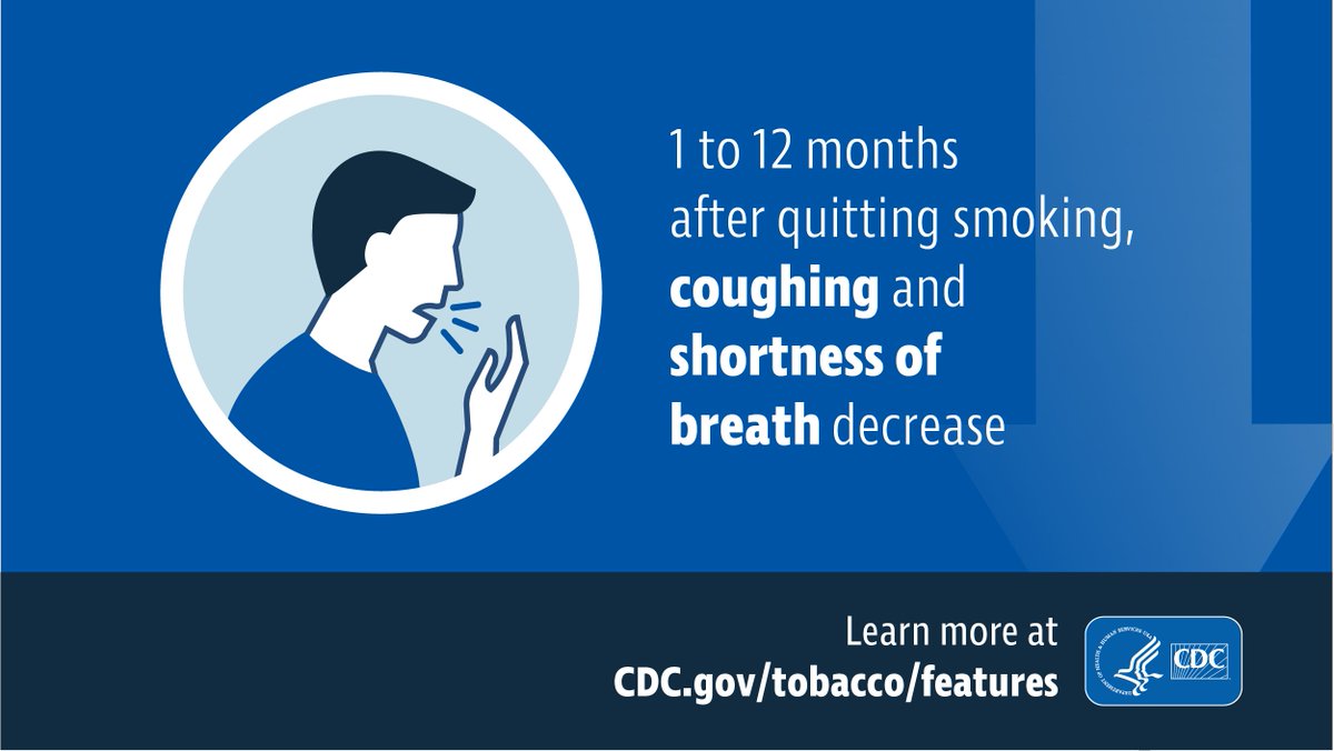 CDCTobaccoFree's tweet photo. Ready to quit smoking? Join the millions of Americans who will start their journey to quit on 11/19 for @AmericanCancer’s #GreatAmericanSmokekout. Learn more: https://t.co/5xYYLhpEx1 https://t.co/dFLyqZMsvs