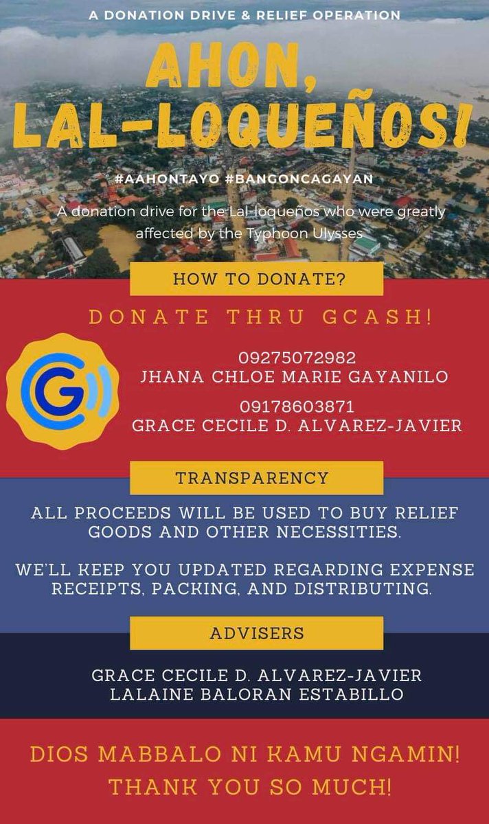 Hello everyone. We are humbly asking for your help. My team and I are so grateful for those who helped us to reach the amount that we have now. We are still accepting donations po. Any amount will be appreciated. Thank you very very much🙏💕

#CagayanNeedsHelp 
#BangonCagayan