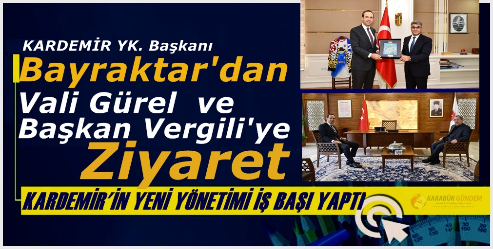 karabukgundem's tweet photo. Bayraktar'dan Vali Gürel ve Başkan Vergili'ye Ziyaret #bayraktar #gurel #vergili #ziyaret https://t.co/Bn09ZiDQvW https://t.co/7aFZ8Z3EDx