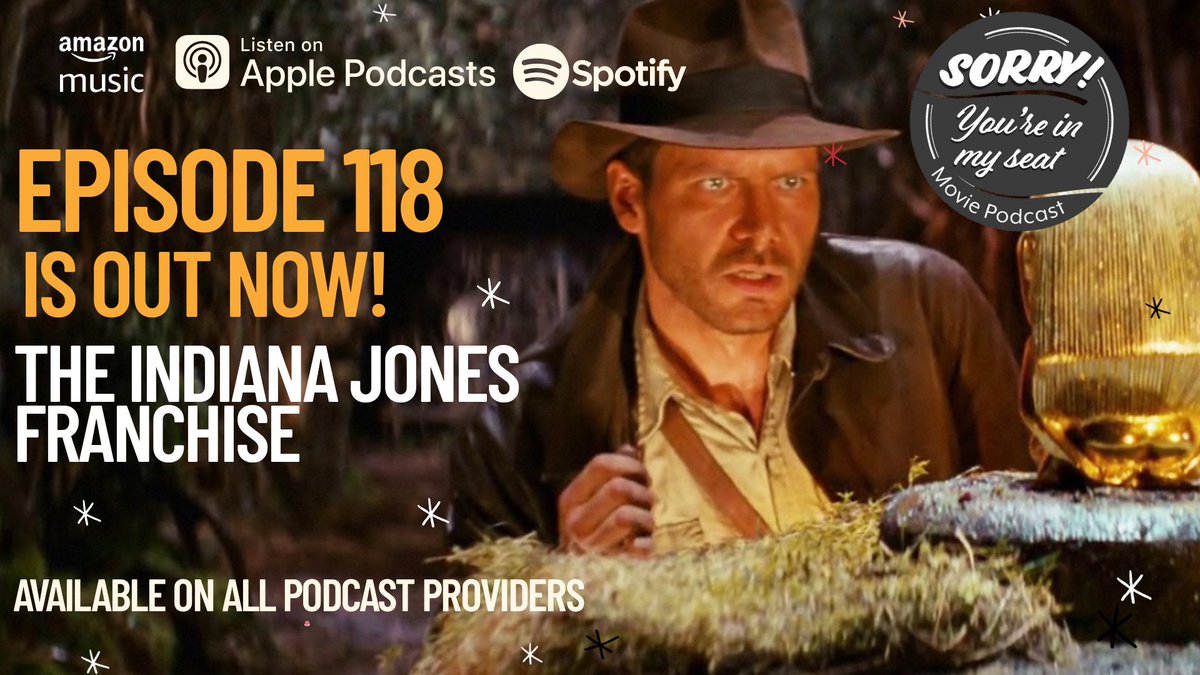 🎙️ Our Latest #Podcast is out now!

🎧 The week we discuss the amazing Indiana Jones Franchise! So grab your whip &amp; hat and let's go on an adventure!

📲 Available now from wherever you download your podcasts. Or by using this link:

linktr.ee/SorryYoureInMy…

#podnation #podcastHQ
