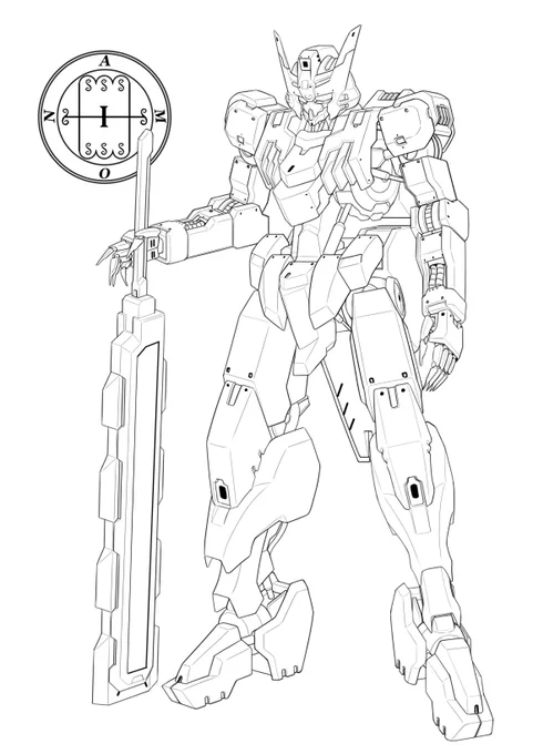 #皆さん線画と塗った後を見せてください 
昔描いたオリガンのやつしかなかった 
